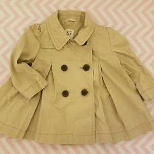 Baby Gap pleated trench coat